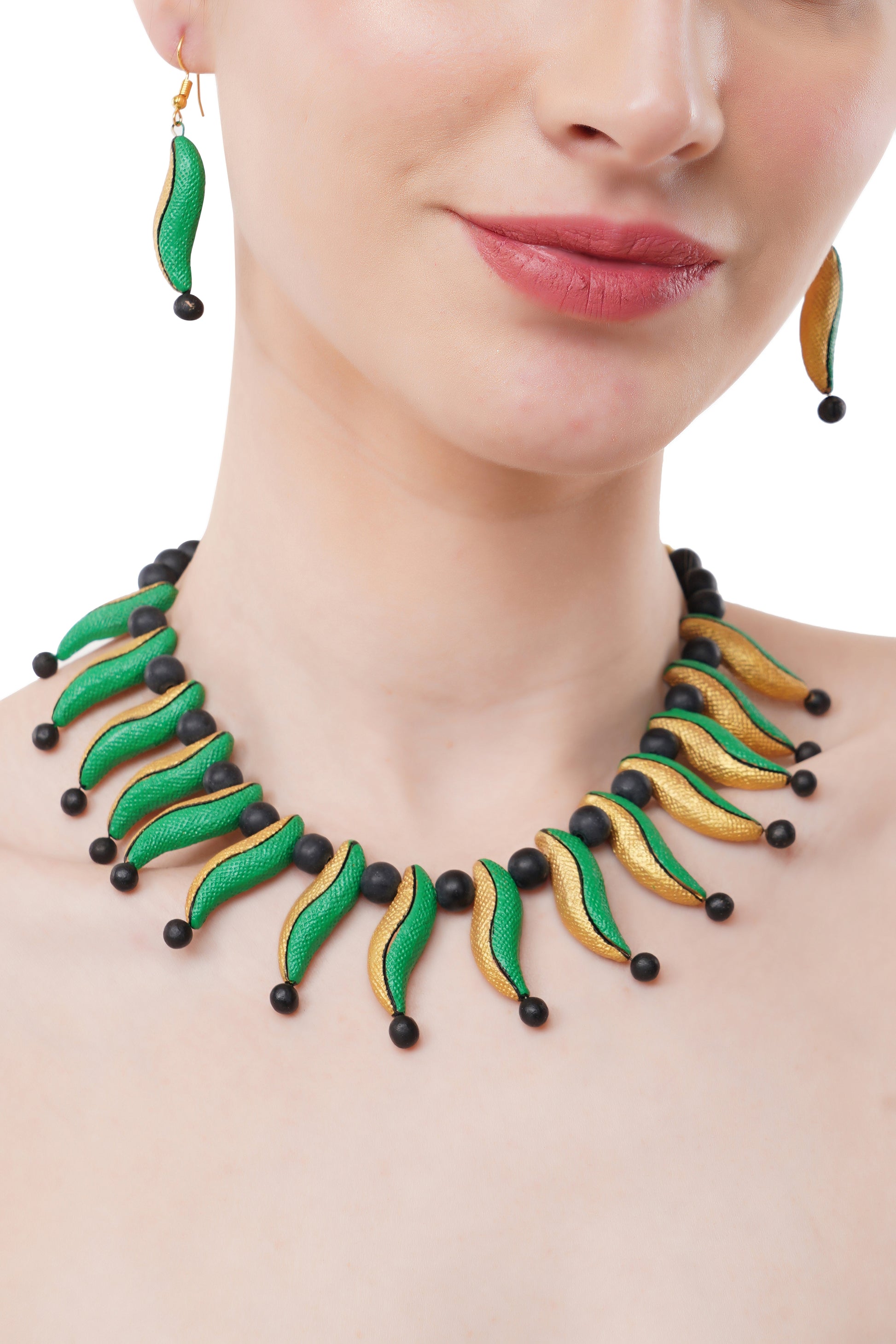 Golden Prairie Sunburst Necklace Set