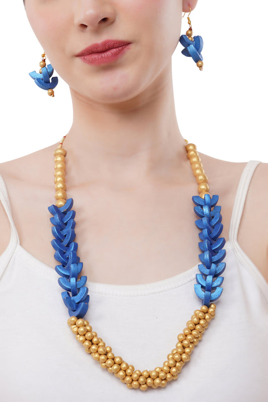 Royale Azure Elegance Pearl Ensemble