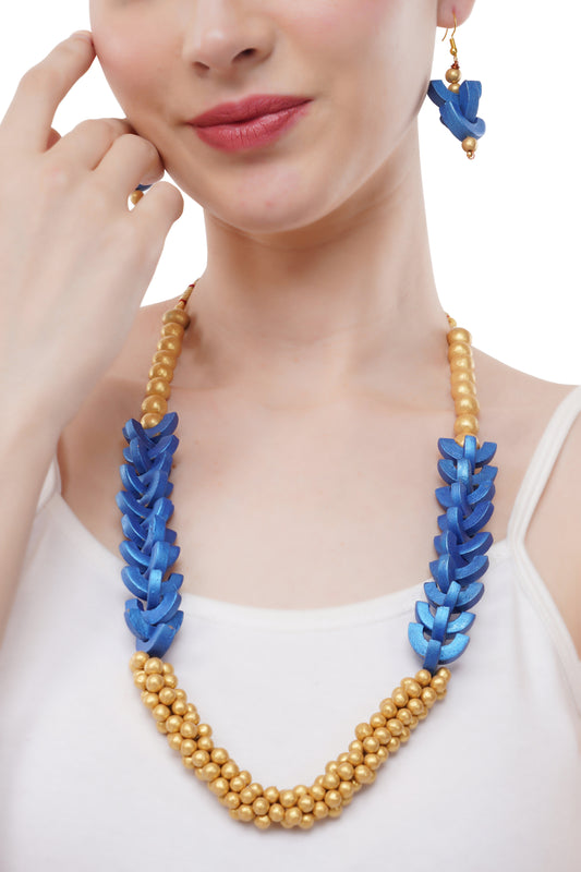 Royale Azure Elegance Pearl Ensemble