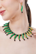 Golden Prairie Sunburst Necklace Set